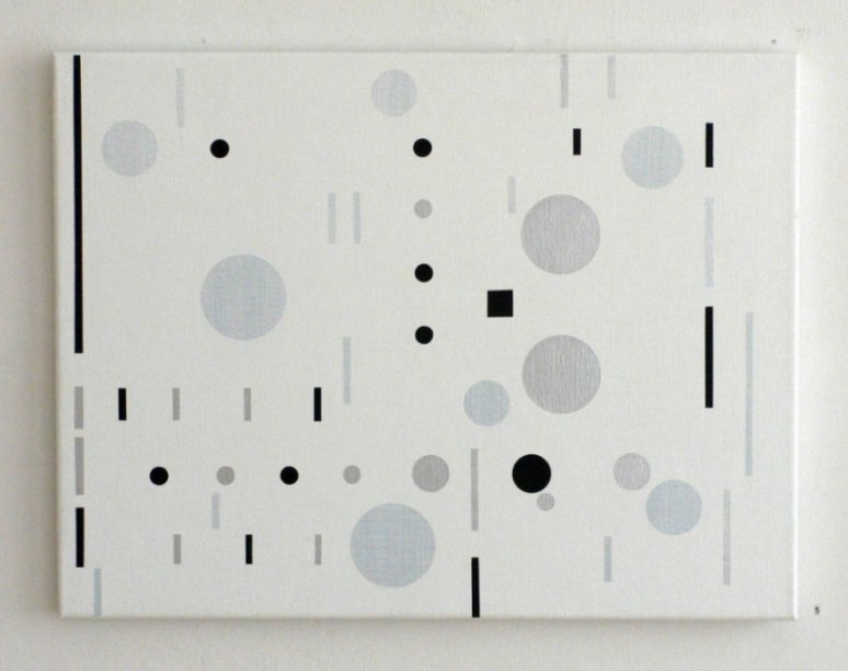 Rita Ernst: Passegiata 1, 2005, Acryl auf Leinwand, 46x60 cm