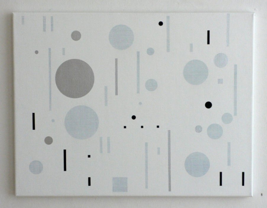 Rita Ernst: Passegiata 4, 2005, Acryl auf Leinwand, 46x60 cm